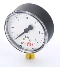 Манометр рад. 80/10 (1/2", 10 бар) UNI-FITT