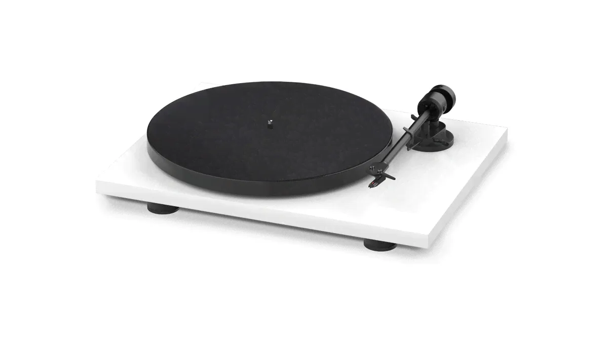 Виниловый проигрыватель Pro-Ject E1 White OM5e UNI-0
