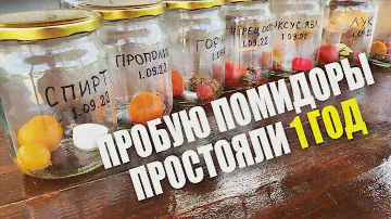 Вау! Прошел год а Томаты в банке свежие и вкусные